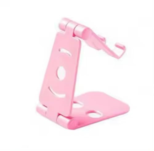 Adjustable Smartphone and Desktop Stand, Black (Pink)