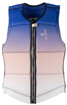 Ronix Coral - Women's CE Approved Impact Vest - White/Blue Fade - L