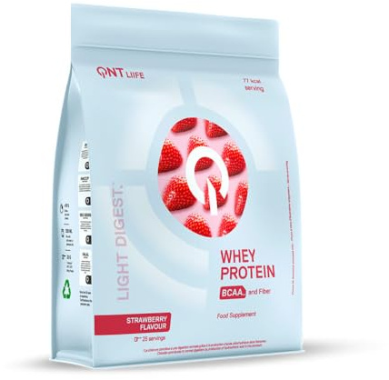 Qnt - Light Digest Whey Protein (500g) - Proteínas - Bebida en polvo - Fresa