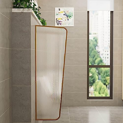 Urinal-Trennwand-Schutzwand, an der Wand montierter Sichtschutz für Männerurinale, Urinal-Trennwand, Toiletten-Trennwand, Schutztrennwand, Raumteiler, Glasplatte mit Edelstahlrahmen, Verwendung in S
