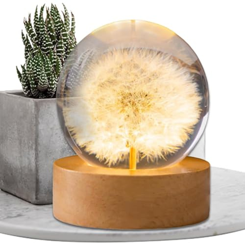 Lámpara de bolas de ornamentales | Lámpara LED de | Luz nocturna de mesa