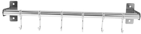 DECHOUS Hängenden Rack beutelclips beutelklammer zugarettenhalter wasserabdichtungen Hutständer Küchenleiste mit Haken Tellerhalter besteckhalter Edelstahlgestell küche halter Silver
