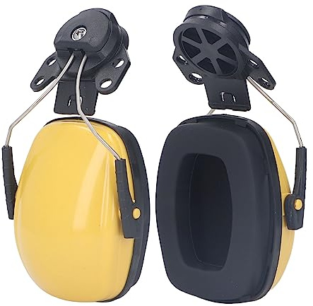 Riuulity Cuffie Antirumore per Casco di Sicurezza da Cantiere Cuffie Antirumore per Lavoratori Materiale PVC