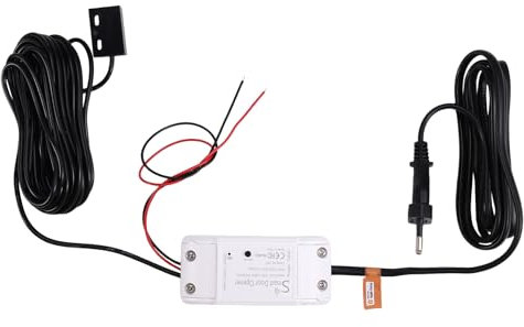 Yominerr Contrôleur de Porte de Garage Wi-Fi avec Commande Vocale Intelligente Interrupteur Ouvre-Porte Vocal Télécommandé pour Porte de Garage - Standard Européen