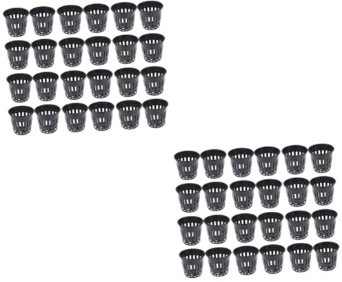 Toddmomy 2 Set Vaso Netto Per Coltura Trogolo Secchio Idroponico Vivaio Tazze Di Rete Per Piantare Tazza Per Piantare Acqua Black Riutilizzabile Pezzi*2