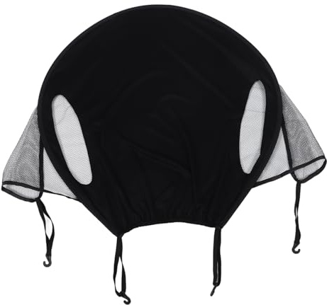 VICASKY Auvent universel pour poussette - Ombre du soleil - Pliable - Léger - Visière anti-UV - solaire - Tissu noir