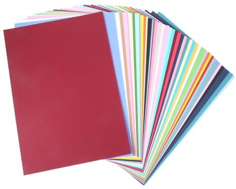 60 Pcs Tonpapier A4 Bunt in 30 Farben, 180 g/m² Bastelpapier Bunt Din A4 Papier, Dickes Bastelkarton Buntes Papier Tonkarton für DIY Origami und Bastelprojekte (60)