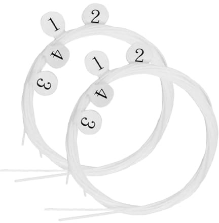 ERINGOGO 8 Piezas De Cuerdas Para Ukelele Accesorios Para Ukelele Piezas Para Correa Ajustable Para a De Repuesto Accesorio Para Nailon