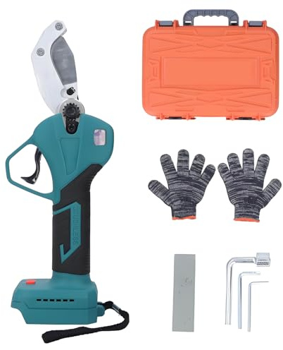 Tagliatubi elettrico in PVC a batteria al litio, senza fili, con 2 batterie, diametro di taglio 50 cm, confezione in scatola di plastica, cesoie per tubi, taglierina elettrica per tubi con manico