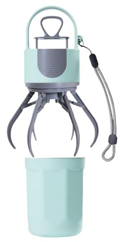 Ramasse-Crottes Chien Outil à 6 griffes pour petites, moyennes et grandes | Ramasse-Crottes Avec Distributeur De Sacs Pour Ramassage Extérieur, Jardin, Parc Et