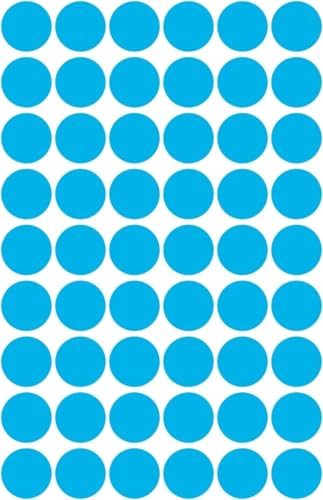 AVERY Zweckform 10 x Markierungspunkte 12mm VE=270 Stück blau
