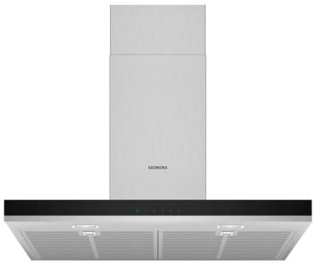 Siemens LC77BHM50 iQ300 Dunstabzugshaube, Wandhaube, 75 cm, Made in Germany, LED-Beleuchtung, touchControl, Metall-Fettfilter, Elektronische Steuerung, Edelstahl