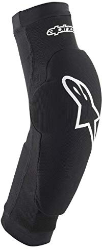 Alpinestars Jungen Paragon Plus Ellenbogenschoner für Jugendliche Ellbogenschützer, schwarz/weiß, S/M