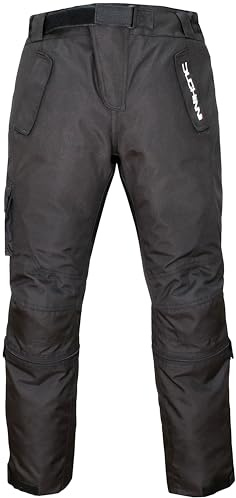 Duchinni Imola Kids CE AA Textile Motorcycle Trousers (UK, Age, 10 Years, 12 Years, Regular, Black)