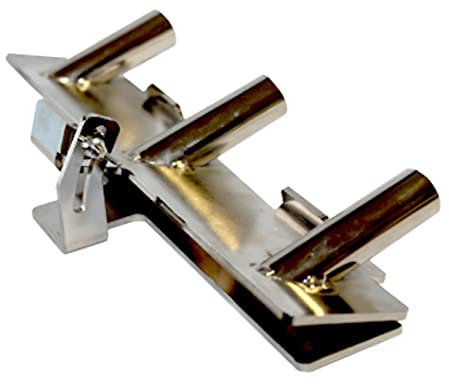 Serafin Grillaufsatz Profi verstellbar aus Edelstahl | Komplett-Set mit Grillhilfe, Spießen & Adapter | Ideal für Feuerschalen & Grills | Hochwertig, rostfrei & spülmaschinenfest