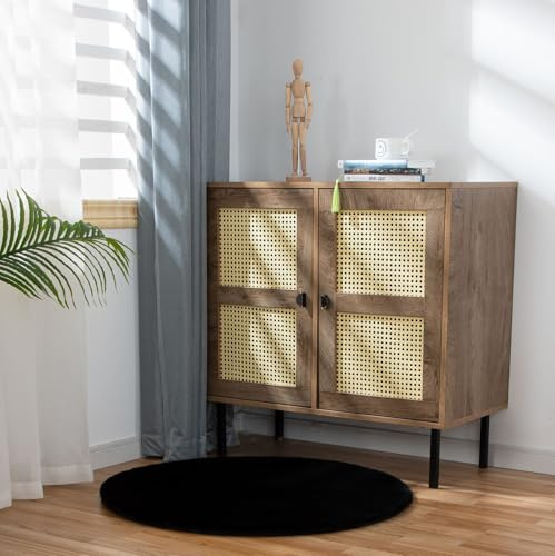 VIMODA Fellteppich Deluxe waschbar, sanfter Hochflor-Teppich einfarbig, kuschelig für Ihr Wohnzimmer oder Schlafzimmer,Farbe:Schwarz;Maße:Ø 160 cm Rund