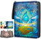 TCGUARD Álbum de Cartas Coleccionables Para MTG, 900 Tarjetas, Encuadernación Para Estándar, Álbum de Recortes Para YGO/PTCG, Niños (9 Compartimentos, Azul)