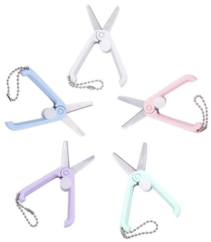 COHEALI 5St winzige Schere Bastelschere Fadenschneidewerkzeug Schere mit feiner Spitze Nähfadenschere papierschere schrenzpapier stickschere Schneideschere Haushaltsschere Rostfreier Stahl