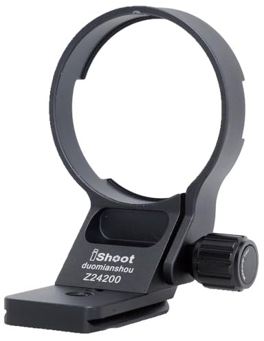 Lens Collar Tripod Mount Ring Compatible with Nikon Nikkor Z 70-180mm F2.8, Z 24-200mm f/4-6.3 VR, Z DX 50-250mm f/4.5-6.3 VR (Z-mount), Support Bracket Holder is Arca-Swiss Fit Quick Release Plate