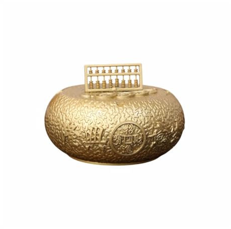 Aschenbecher Aschenbecher aus Messing, handgefertigt, dekorativer Aschenbecher for den Außenbereich, Tisch-Metall-Aschenbecher for Terrasse, Zuhause, Büro und Schreibtisch-Dekoration Windaschenbecher