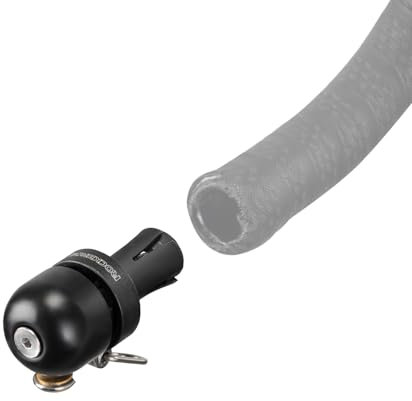 ROCKBROS Campanello per Bicicletta, 2-in-1 Mini Campanello Bici/Tappo Manubrio, 80db Suono Chiaro, si adatta a Manubri Standard da 22.2 mm