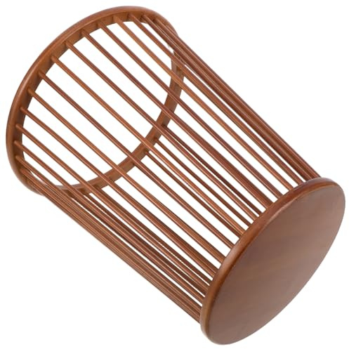 HOMOCONO Poubelle Creuse Bambou Pour Salle De Bain Bureau Et Chambre Corbeille Dechets Pour Decoration Interieure Poubelle De Ferme