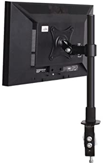 Soporte de Monitor de Movimiento Completo para televisores LCD LED de 10 a 22, Soporte de Escritorio Ajustable, Compatible con VESA, Giratorio e inclinable, Ajuste de Altura Libre