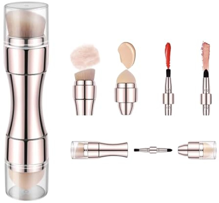 Brochas De Maquillaje Para El Rostro Herramienta De Belleza Retráctil De