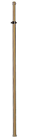 Mesto 3690 Verlängerungsrohr ausziehbar von 80 - 150 cm Messing