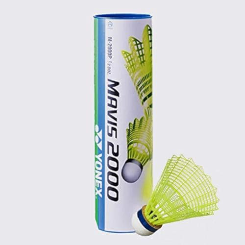 YONEX Mavis 2000 Nylon Badminton Shuttlecock Yellow 10 Tubes