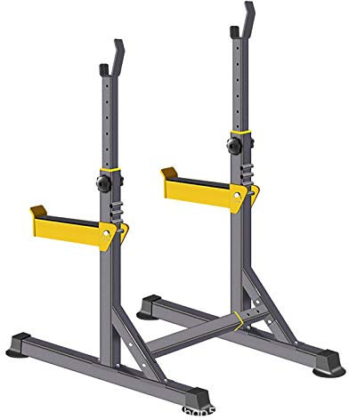 Hantelablag Half-Frame Squat Rack Multifunktionales Gewichtheben Haushalt Langhantel Rack Professionelle Bankdrücken Kombination Fitnessgeräte