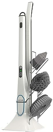 AirCraft Home, PowerScrub Cordless Cleaning Kit Electric Scrubber Multi Surface Metal Gears Digital Display Stand 2 Speed 120cm Extension