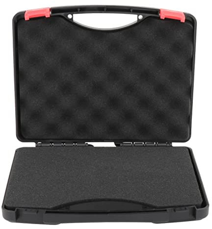 Milageto Cassetta degli attrezzi protettiva multifunzione con valigia in spugna Viti impermeabili antiurto Porta attrezzi Scatola portaoggetti Resistente, 280mmx320mmx50mm