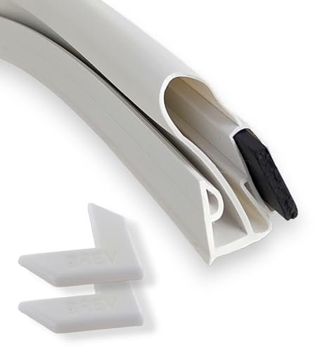 DEKAROX Junta de goma para puerta de frigorífico, congelador, 200 x 100 cm