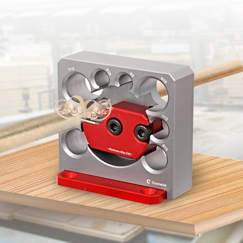 KETIPED Tassello regolabile per fresatura con asta rotonda, strumento ausiliario con lama in carburo, trapano elettrico per fresatura cilindrica per lavorazione del legno con fori da