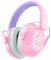 iClever Ear Defenders Children, SNR 29dB Safety Noise Reduction Ear Protectors Autism & Concentration Aid, Noise Cancelling Headphones for Kids, Kids Ear Defenders for Fireworks, Concerts, Pink&purple
