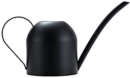 OUYUE Regadera Regadera De Acero Inoxidable Regadera De Estilo Moderno con Pico Largo para Verter Fácilmente Regadera Metal