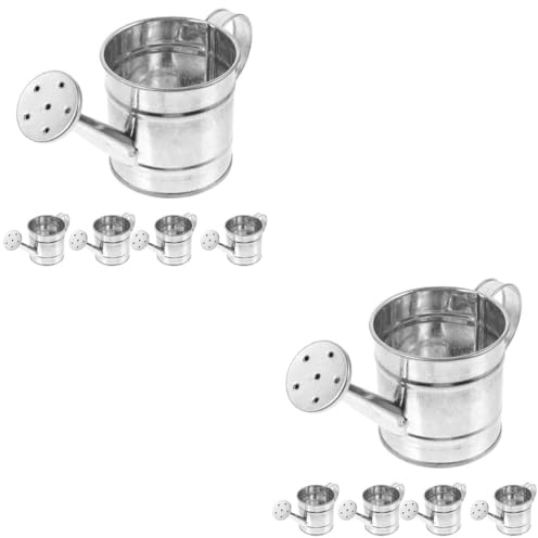 Happyyami Mini Arrosoir Galvanisé 10 Pièces Arrosoir Miniature Mini Arrosoir Décoratif pour L'artisanat Décoration De La Maison Et De Fête sur Le Thème du Jardin
