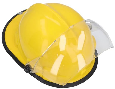 Schutzhelm mit Visier, Professionelle Rettungshelme, Verstellbarer Schutzhelm für Feuerwehrleute mit Gesichtsschutz