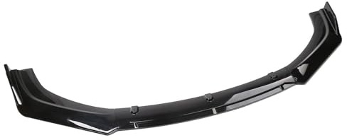 MRSYZDRM Auto Frontlippe Frontspoiler für Benz E Class (4door) W211 2003-2009, Frontstoßstange Spoiler Protector Splitter Kit Frontspoiler Lippe Frontlippe Spoiler Auto zubehör,A-Black