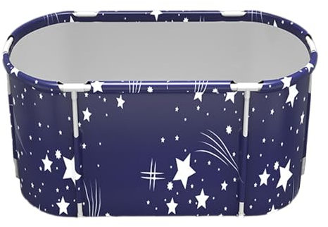 Vasca da bagno pieghevole per adulti – Vasca da bagno pieghevole per adulti, design salvaspazio | Vasca da bagno facile da montare, ideale per il relax a casa, perfetta per bagni piccoli e l