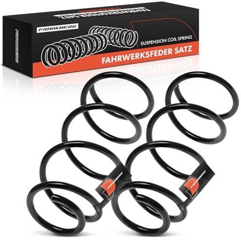 Frankberg 2x Muelles de Suspensión Eje trasero izquierdo derecho Compatible con Spark M300 Compacto 2010-2015 Replace# 96682490