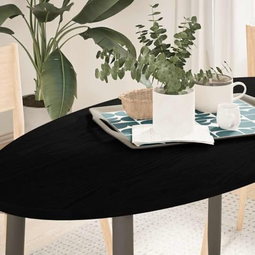 Xichuzi Tablero de Mesa Ovalado Madera Maciza de Roble 120x60x2 cm, Tableros para Escritorios, Tableros para Mesas De Comedor - 4009055