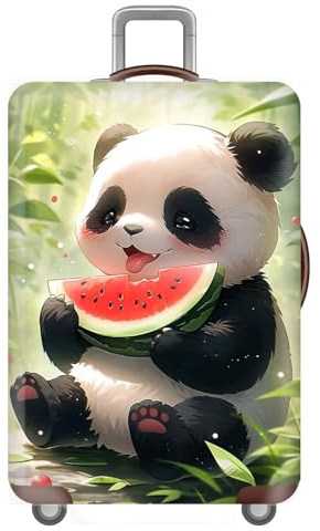 ReisegepäCkhüLle,Mit Panda-Tierprint,Anti-Kratz Reisekofferschutz,Elastische,Kratzfest,Waschbare Und Dehnbare,Kofferabdeckung,GepäCkhüLlen FüR 18-32 Zoll GepäCk,Luggage Cover (Color 5,XL(29-32inch))