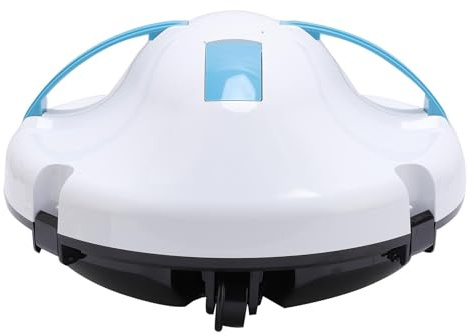 Automatisch Kordlesses Poolreiniger Roboter für Schwimmbäder Intelligentes Navigationssystem 120 Minuten Laufzeit Unterwasserreiniger für EIN Müheloses Poolreinigungserlebnis (EU-Stecker)