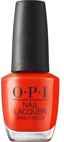 OPI Nail Lacquer Collezione Fall What's your Mani-tude? - Totally Red-ical, Smalto per unghie Rosso - Resistente alle sbeccature. Con Pennello OPI Pro-Wide (15 ml)