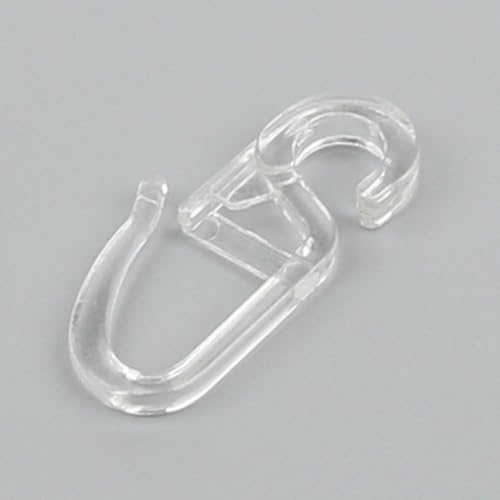 Set di 100 ganci ad anello per tende con occhiello da 10 mm per un montaggio facile e veloce
