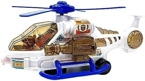Neel Saanjh Police Helicopter Toy, Realistic Design, Educational Learning, Role Playing Skills, Perfect For Kids, Attractive Lights & Realistic Sound, Age 3 + Years
