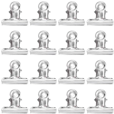 Alipis Windproof Stainless Steel Clothespins, 30pcs Metal Clothes Pegs with 4cm Round Head Clips for Laundry and Sock Fixing, Sturdy Home Clothespin Set for Outdoor Drying