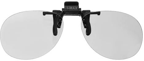 QUARKZMAN 1 Pcs Gafas 3D Clip-On Polarizadas Gafas 3D Pasivas Circulares para Image Maximum Películas Cine Juegos TV Proyector De Fotos